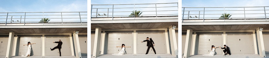 bride and groom portrait session on a yacht on the Mediterranean sea in italy