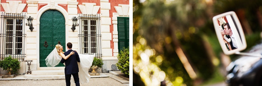 beautiful wedding portraits at Villa Durazzo