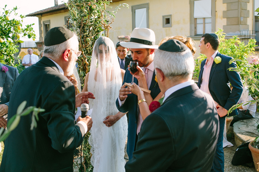 Jewish Wedding Ceremony in Italy