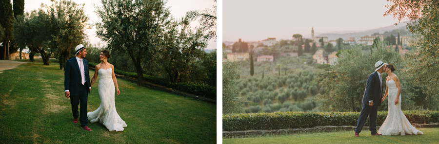 Wedding Portraits Bride and Groom Florence Tuscany Italy