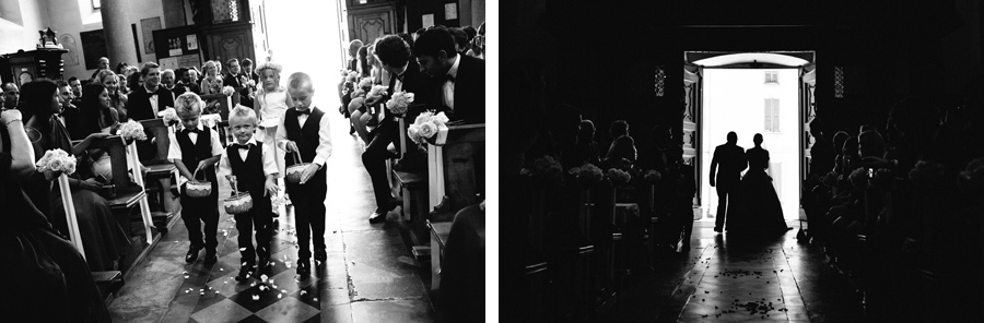 Wedding ceremony at San Leonardo church in Pallanza, Lake Maggiore, Italy.