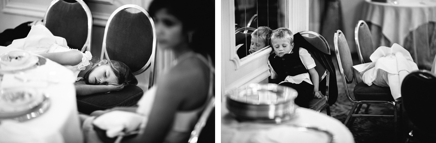 Sleeping kids during Wedding at Grand Hotel des Iles Borromees, Stresa, Italy