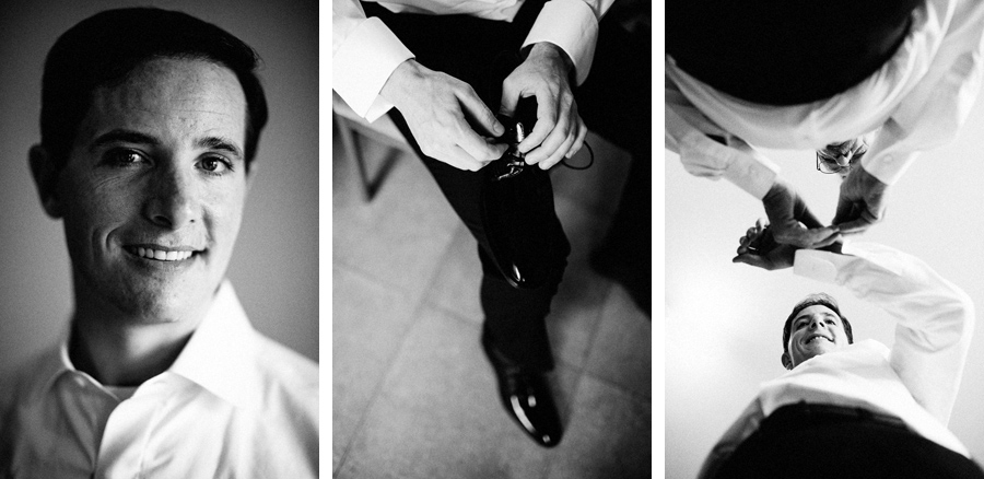 groom portrait during getting ready for destination wedding in italy