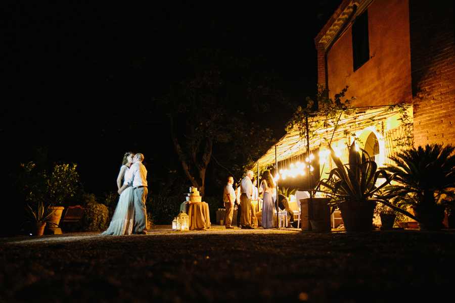 Tuscany Wedding Venue by Night