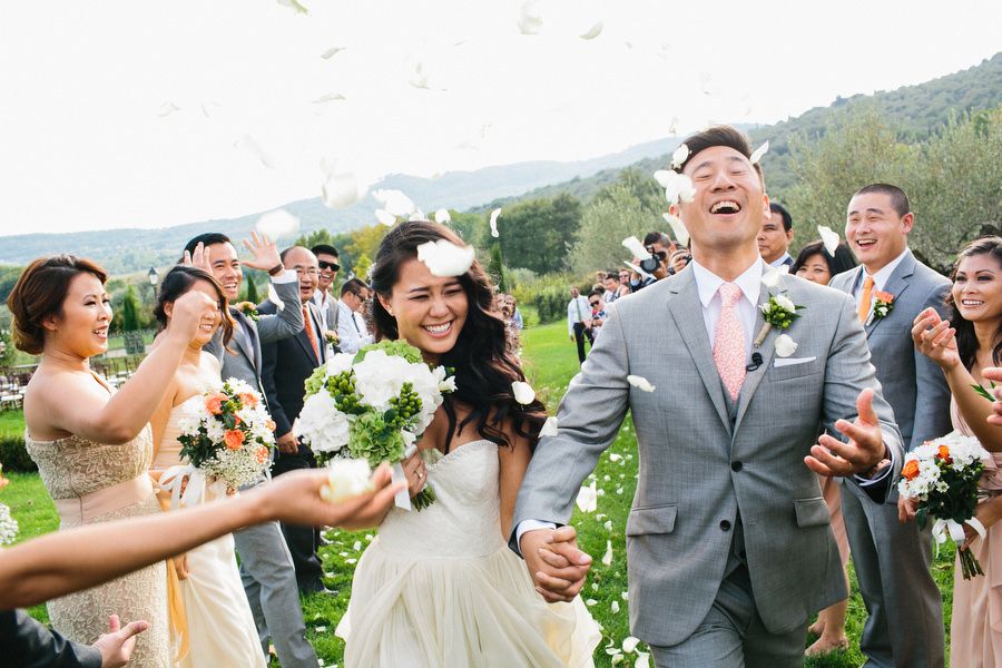 Wedding Ceremony Tuscany Bridal Party Photos