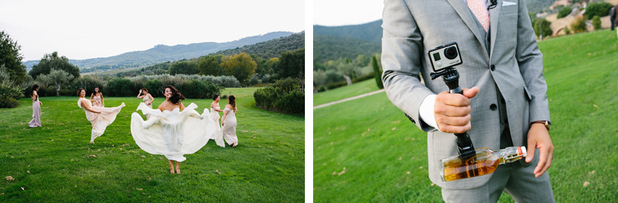 Wedding Ceremony Tuscany GoPro Whiskey