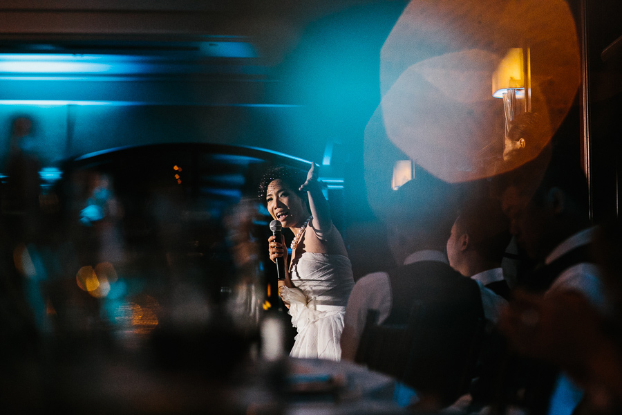 Bride's speech bt Toronto wedding photographer Julian Kanz