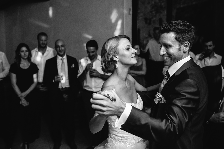 Bride and groom first dance destination wedding italy