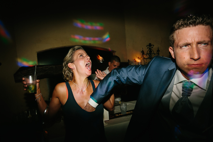 Groom touching boobs of wedding guest in Italy