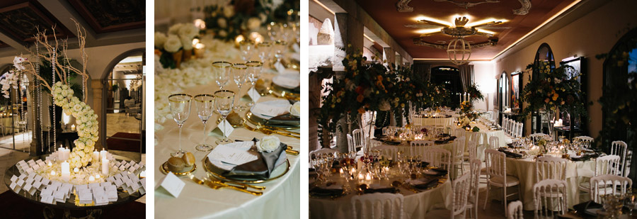 wedding table setup tuscany