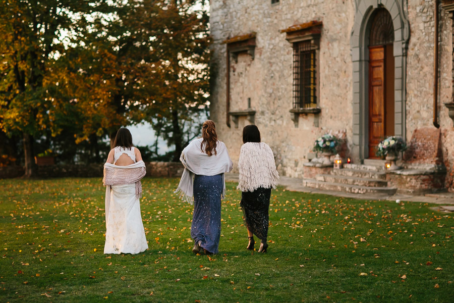 wedding reception at castello di meleto