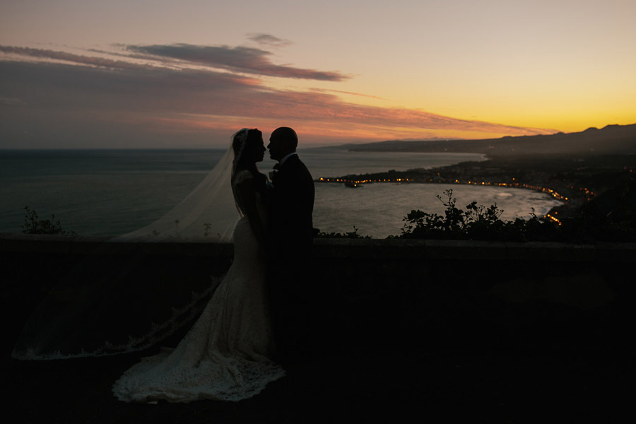 Wedding Portrait Sicily Sunset