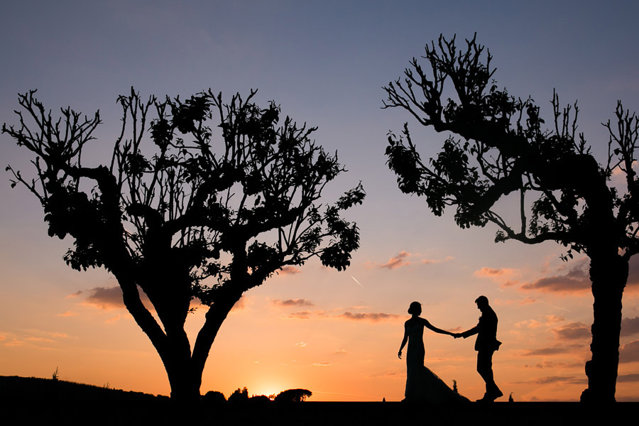 Sunset Wedding Photos Tuscany