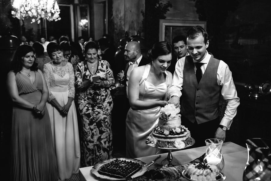 bride and groom cake venice