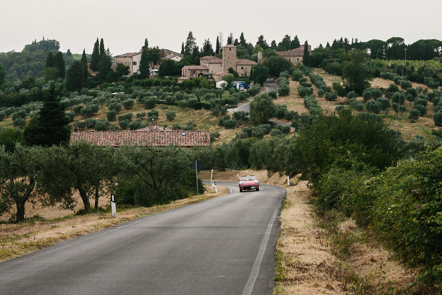 Tuscany Wedding Car Photographer