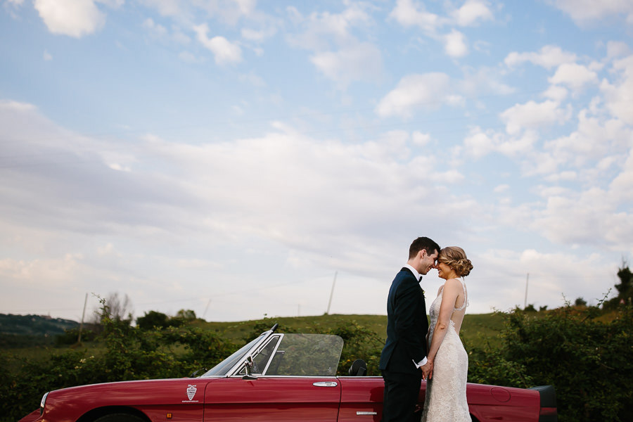 Alfa Romeo Spider Wedding Photographer