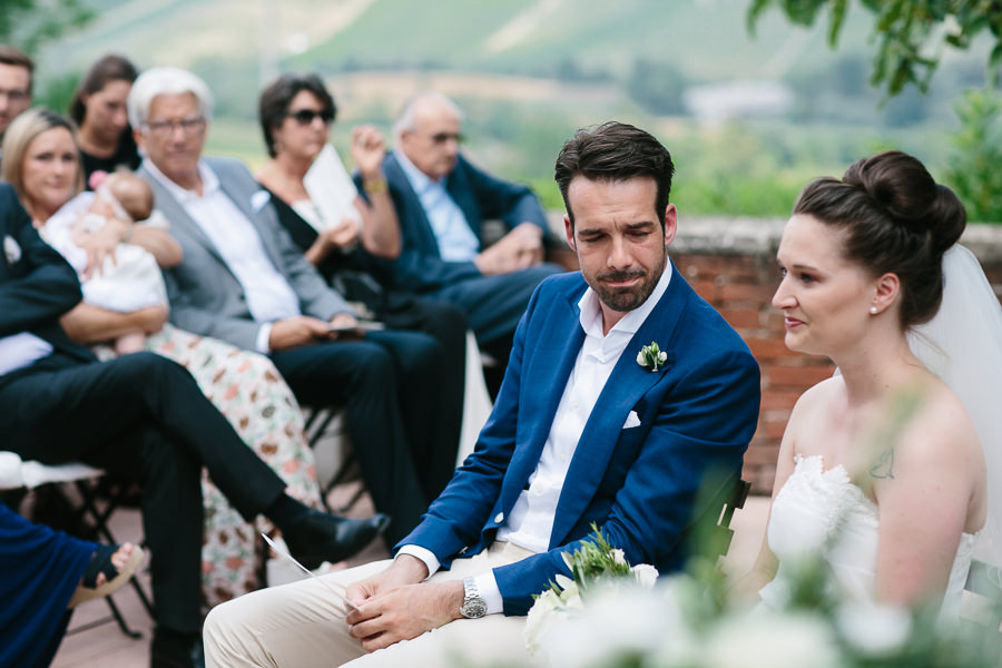 jessica and gianni during ceremony