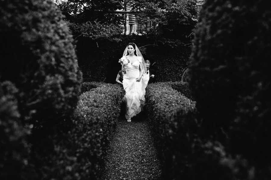 bride entrance la cervara wedding