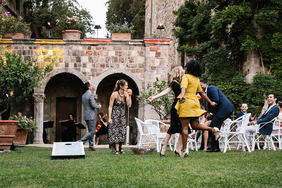 florence outdoor wedding reception