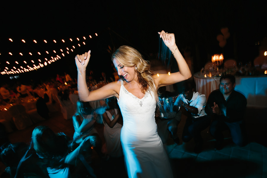 dancing bride in sicily