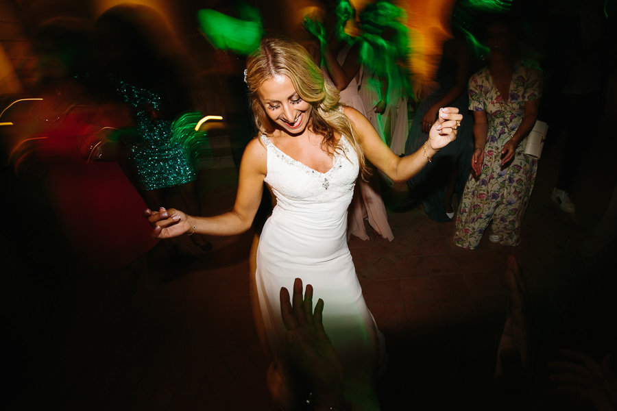 dancing bride wedding reception