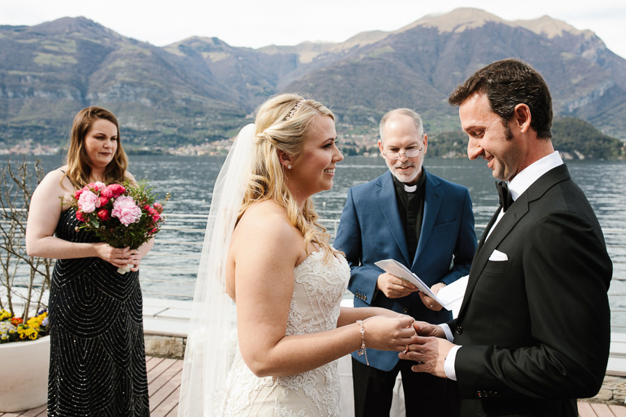 Ring exchange Hotel Villa Aurora Lezzeno Lake Como