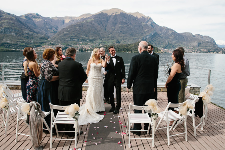 Lake Como Wedding with a view
