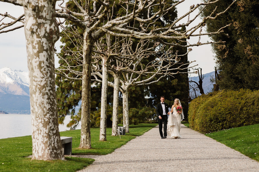 Bride and Groom Villa Melzi Bellagio Destination Wedding