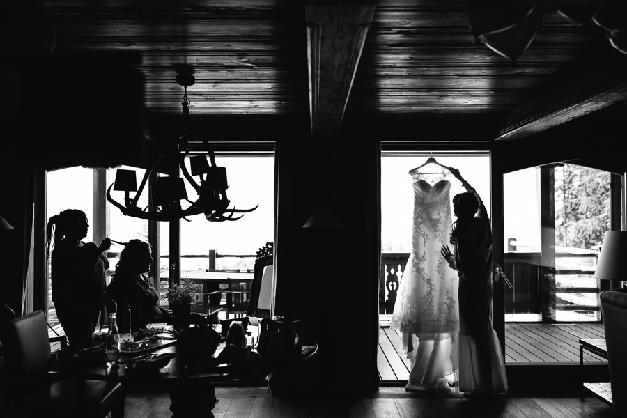 Bride Preparation LeCrans Hotel Crans Montana