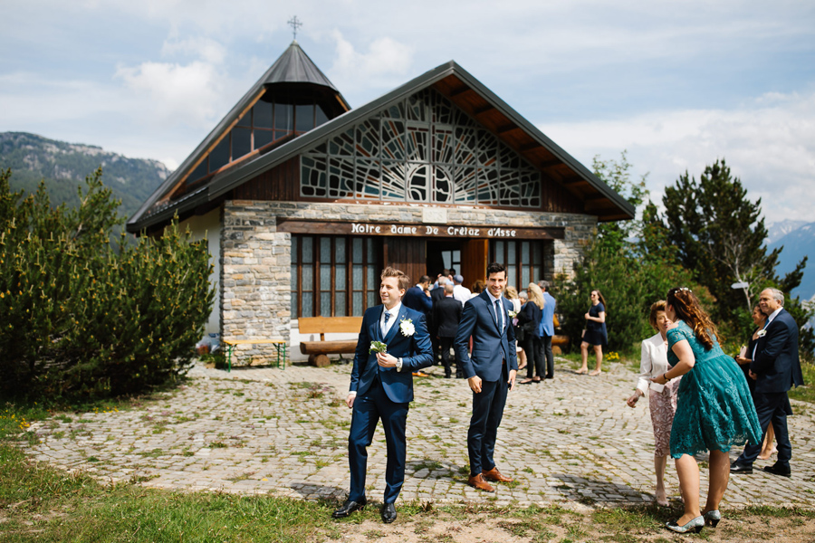 Notre Dame de Crêtaz d’Asse Wedding Ceremony Crans Montana