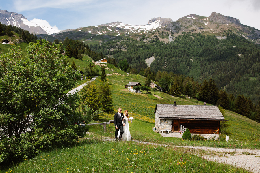 Notre Dame de Crêtaz d’Asse Wedding Ceremony Crans Montana