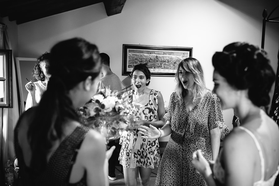 Bride Getting Ready Villa Medicea di Lilliano Florence