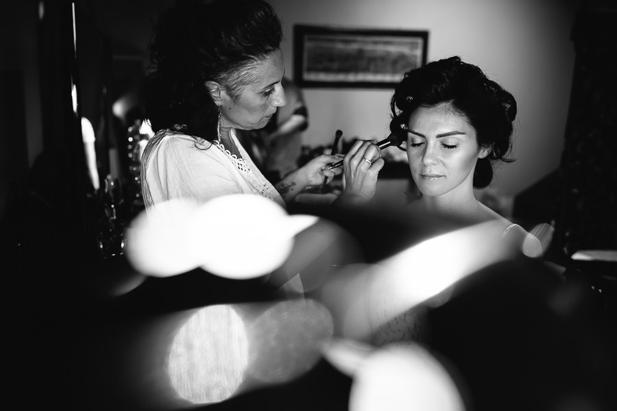 Bride Getting Ready Villa Medicea di Lilliano Florence