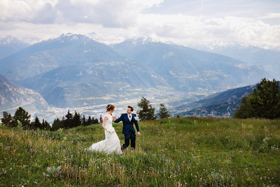 Crans Montana Destination Wedding Photographer Hotel LeCrans