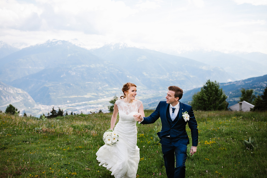 Crans Montana Destination Wedding Photographer Hotel LeCrans