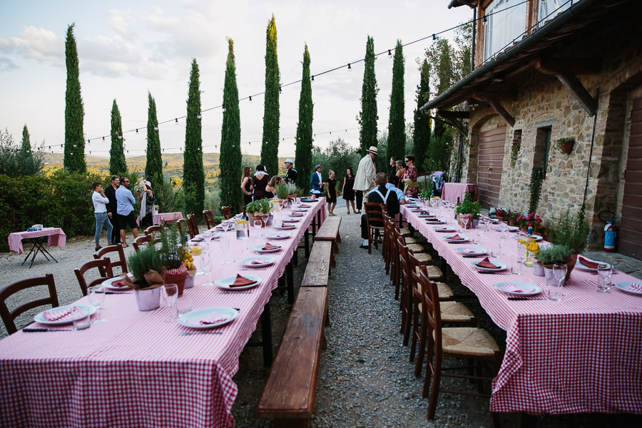 Destination Wedding Pizza Party in Tuscany