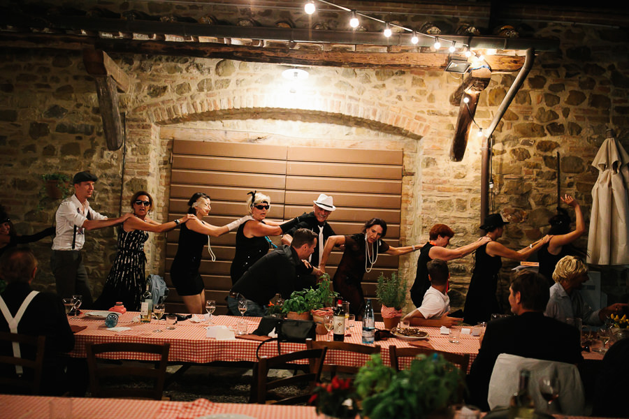 Destination Wedding Pizza Party in Tuscany