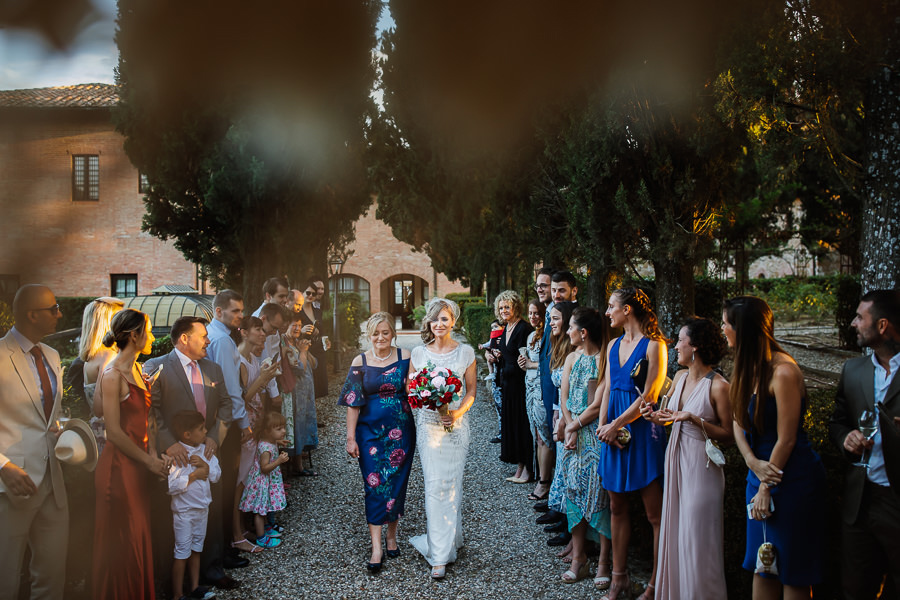 Romantic Wedding Ceremony in Tuscany