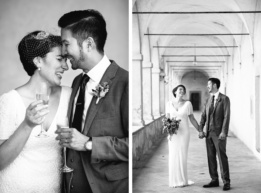 Bride and Groom Portrait Photographer Tuscany