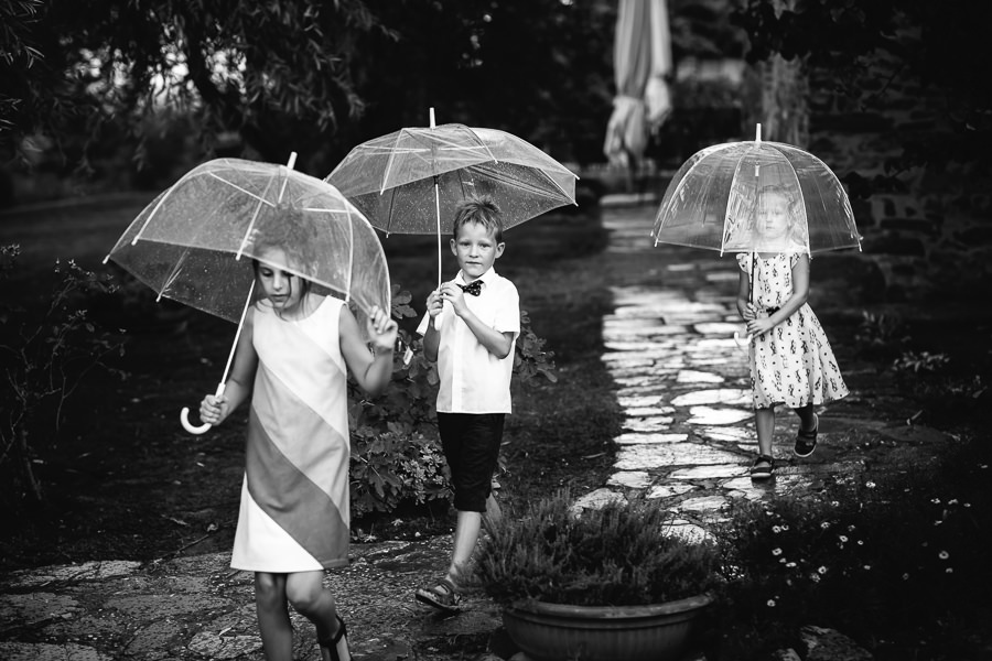 rain wedding tuscany