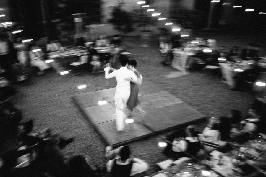 Tango dances during wedding at Villa Catignano