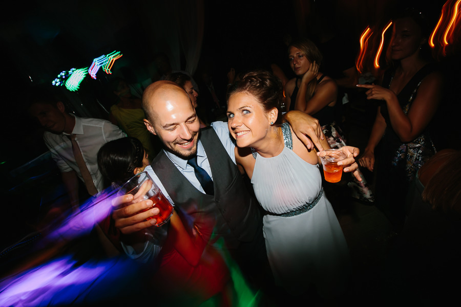 bride and groom dancing at casa cornacchi