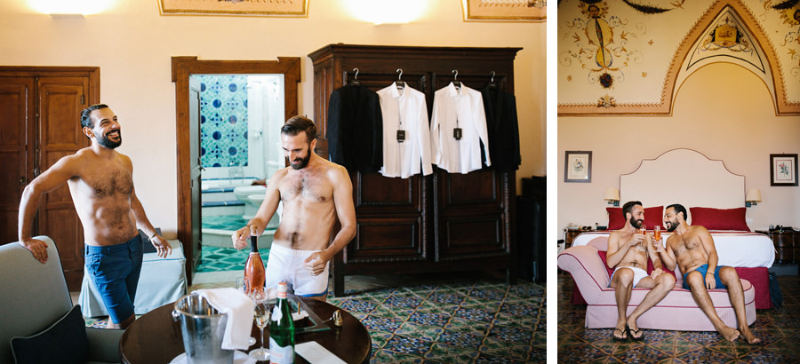 Gay Wedding at Hotel Villa Cimbrone Ravello Amalfi Coast