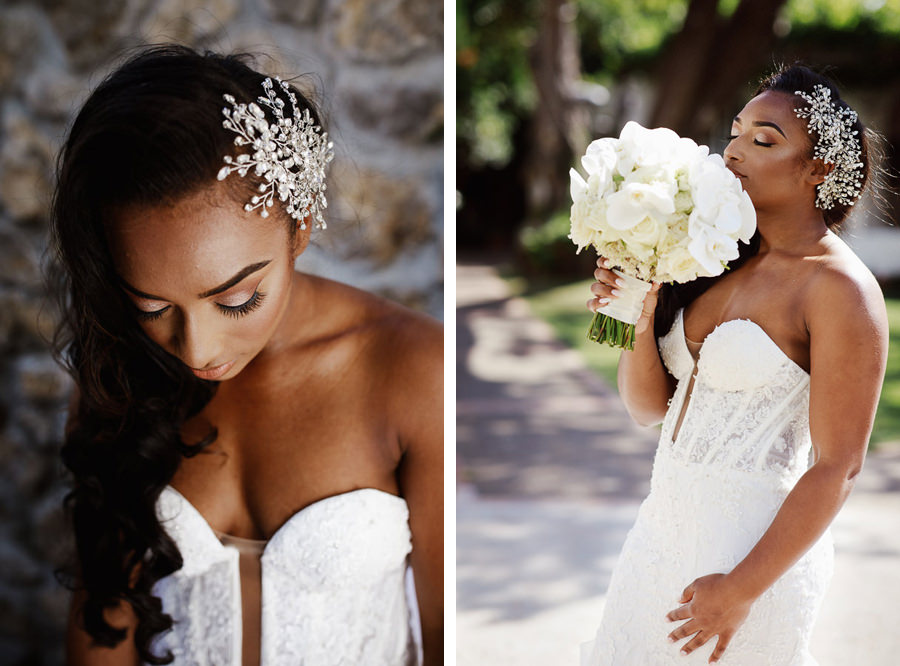 Afro Caribbean Wedding Bride Amalfi Coast