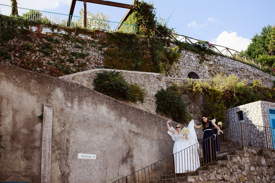 Bride Getting Ready Ravello Wedding Photographer