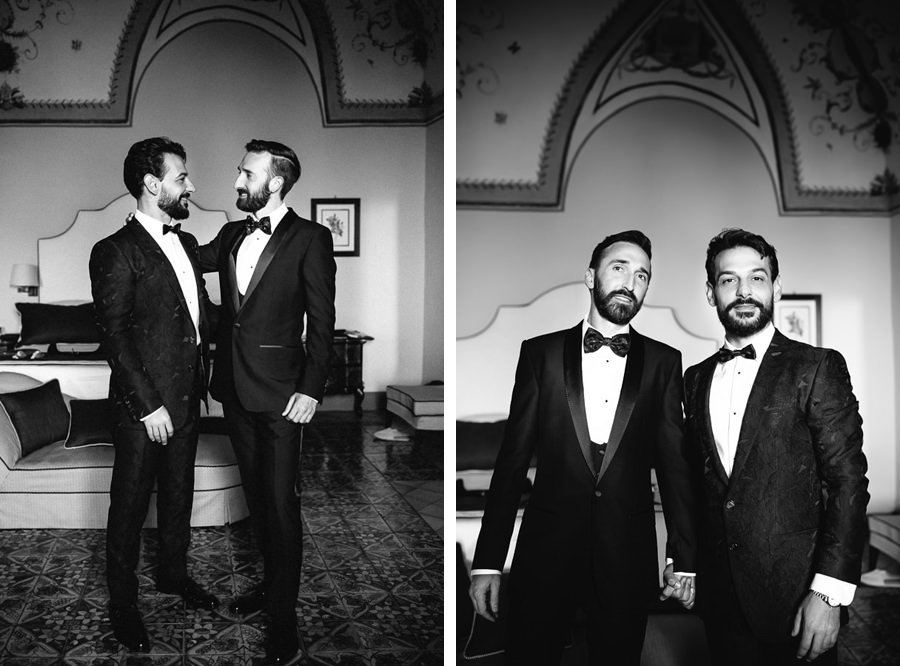 Chic Elegant Gay Wedding Photographer Amalfi Coast Ravello