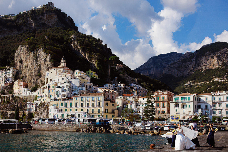 Beautiful Bride Portrait Amalfi Wedding Photographer