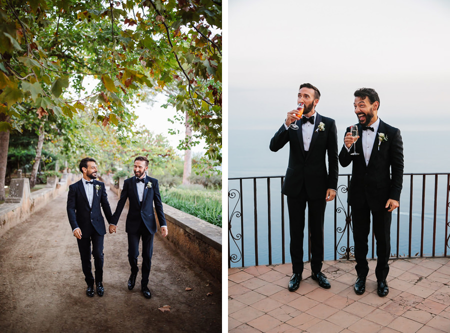 Stylish Wedding Photographer Villa Cimbrone Ravello