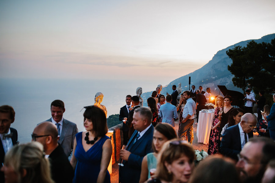 villa cimbrone infinity terrace wedding photographer