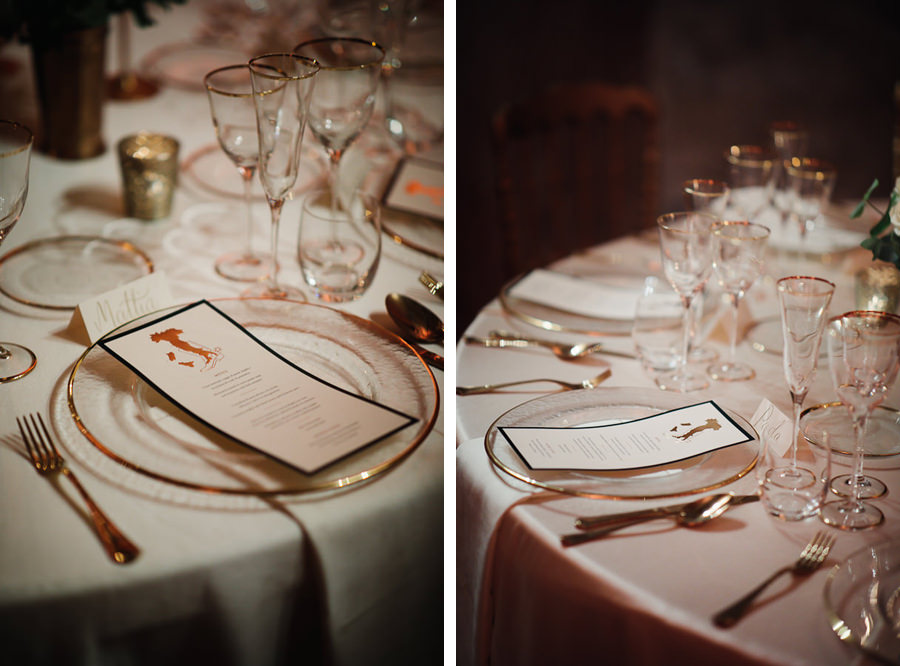 Wonderful Table and Flower setting at same-sex wedding villa cim